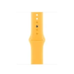 Apple Watch Sport Band 45mm (M/L) paprskově žlutá / Sportovní pásek pro Apple Watch / 160-210mm (MWMX3ZM/A)