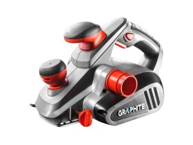 Graphite 59G678 / Hoblík / 850W / 16500ot.-min / 82mm / 3mm / 0-12mm / ergonomický tvar (59G678)