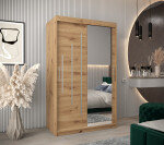 Šatní skříň Abi Y2 Barva korpusu: Bílá, Rozměry: 120 cm, Dveře: Dub artisan
