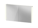 DURAVIT - Ketho.2 Zrcadlová skříňka s LED osvětlením, 70x120x16 cm, 2 dvířka K27138000001000