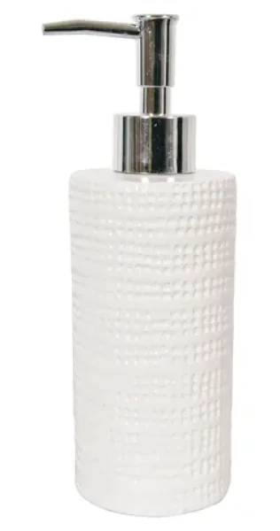 Spirella VENISE dávkovač mýdla bílý / keramika / 360 ml