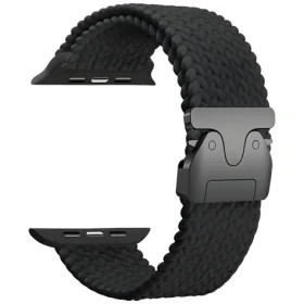 Beline řemínek Woven Nylon Parachute černá / Řemínek pro Apple Watch / 38/40/41 mm / Nylon