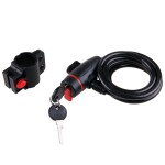 FESTA 23292 Zámek na kolo, 180cm x 8mm, spirálový