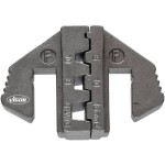 KNIPEX - kleště lisovací - 230mm - čtyřtrnové, stočené kontakty Harting; Ilme; Phoenix; Amphenol; Walther; HTS;Contact; Weidmüller 0.14-6mm², v plastovém kufříku s pěnovou vložkou (975265)