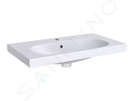 GEBERIT - Acanto Umyvadlo 750x422 mm, otvor pro baterii, s přepadem, bílá 500.632.01.2