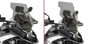 D5143S plexi kouřové Bmw R 1300 GS (24-25), vxš430x385 mm, lze montovat s radarem