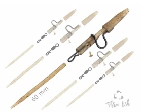 Zfish Závěska Heavy Duty Clip Complete Pin Set 60mm 5ks (ZF-9290)