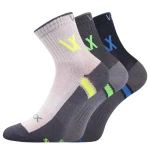 VOXX Ponožky dětské bavlněné sportovní NEOIK mix CHLAPECKÝ (3 páry) 30-34 101675