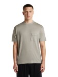 Unisex merino triko krátký rukáv ICEBREAKER Unisex Merino 150 SS Pocket Tee, Smokey Grey velikost: L