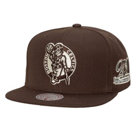 Mitchell & Ness Pánská kšiltovka Boston Celtics NBA Brown and Cream Snapback