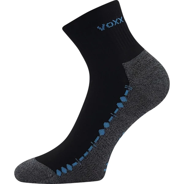 VOXX Ponožky bavlněné sportovní VECTOR černé (3 páry) 39-42 113254