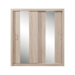 Šatní skříň Duca II 200 Barva korpusu: Antracit, Rozměry: 200 cm