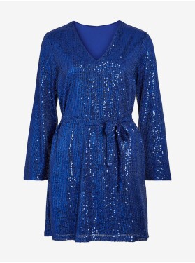 Modré dámské šaty VILA Viglitas Deep dámské