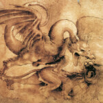 Nástěnný poznámkový kalendář 2026 NOTIQUE - Leonardo da Vinci, 30 x 30 cm