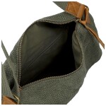 Trendy dámská crossbody kabelka Amida, tmavě zelená