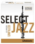 Rico RRS10SSX3H Select Jazz - Soprano Saxophone Reeds - Unfiled - 3 Hard - 10 Box