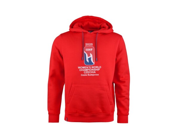 Pánská mikina IIHF Women's World Championship Czechia MS 2025 Red Velikost: S