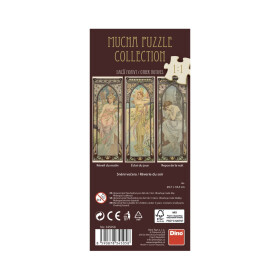 Puzzle Panoramic Alfons Mucha: Snění večera 75 dílků - Dino