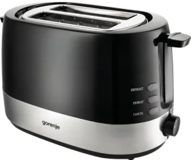 Gorenje T850BK černá / Topinkovač / 850 W / 2 sloty (T850BK)