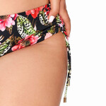 Spodní díl plavek 218/2 Floral - AVA černá XL