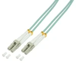 LogiLink LC-LC modrá / Optický patch kabel / OM3 / 50/125 / Duplex / 1 m (FP3LC01)