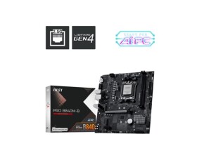 MSI MB Sc AM5 PRO B840M-B, AMD B840, 2xDDR5, 1xHDMI, 1xVGA, mATX EDF_2648725
