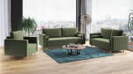 FRONTI Sedací souprava FIORELLO 3+2+1 světlezelená - DREAM VELVET 202.34