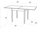 BRADOP Jídelní stůl LUDVÍK S104 BRA-S104-STUL