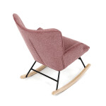 Houpací křeslo, růžová, látka, AK-373 PINK2