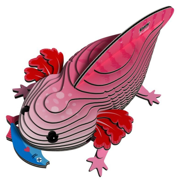 EUGY 3D kartonová skládačka - Axolotl