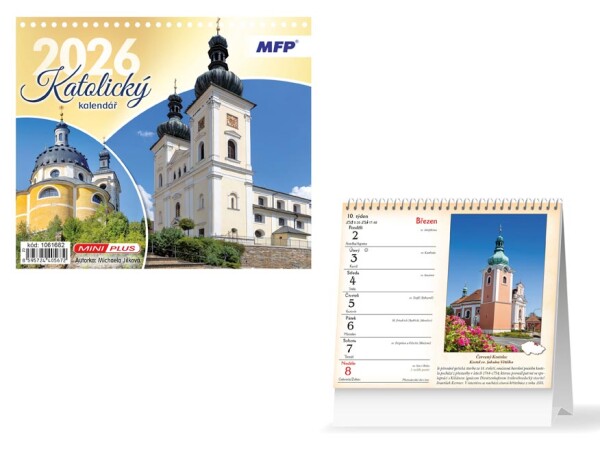 Stolní kalendář mini 2026 MFP - Katolický