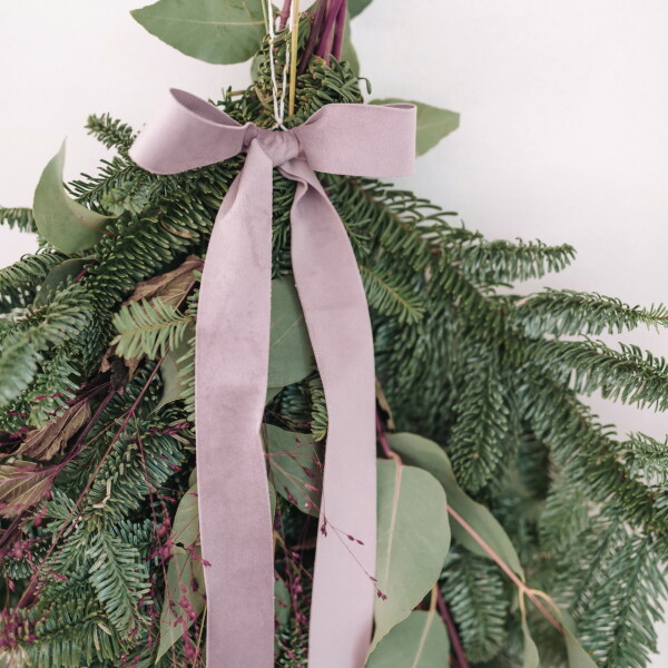 Bella Rose Sametová stuha 3 cm – fialková (9 m), fialová barva, textil