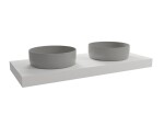 Deska pod umyvadlo Naturel Dolce 120x8x50 cm white matt DO12050BM DO12050BM