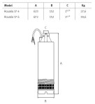 Ponorné čerpadlo ESPA ACUARIA37 6T 400V