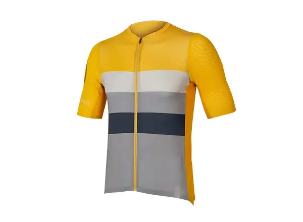 Endura Pro SL Race pánský dres krátký rukáv Mustard vel.