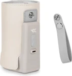 LIONELO Bezdrátový ohřívač lahví Thermup Go Plus Beige Sand / 3000 mAh / LCD / 5 teplot (LOC-THERMUP GO PLUS BEIGE SAND)