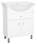 Koupelnová skříňka s umyvadlem Keramia Pro 70x56 cm bílá PRO70Z PRO70Z