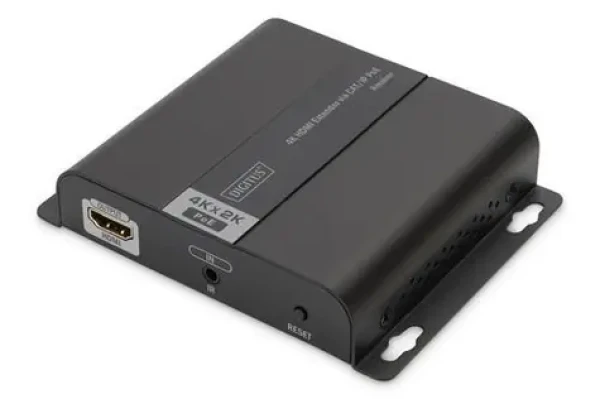 Digitus DS-55125 / HDMI extender / přijímací jednotka / 4K / PoE / 120 m (DS-55125)