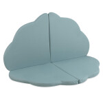 PLUSH NEST PLUSH NEST Venkovní voděodolná plyšová hrací podložka ve tvaru květu 115 × 115 × 5 cm zelená