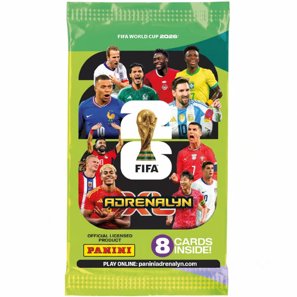 Panini Fotbalové karty FIFA World Cup 2026 ADRENALYN Retail Balíček