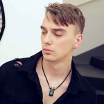 Náhrdelník Vincent se znamením zvěrokruhu - 12 druhů, Černá Blíženci (22.5. - 21.6.)