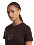 Dámské merino triko krátký rukáv ICEBREAKER Wmns Merino 150 Tech Lite SS Tee Peace Pas, Bittersweet velikost: S