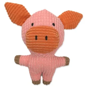 HAVE A PET Plyšové prasátko růžové 20 cm / Hračka pro psy / S pískátkem / Polyester (854-344784)