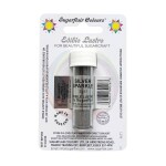 Jedlá prachová perleťová barva Sugarflair (2 g) Silver Sparkle (Bez E171)