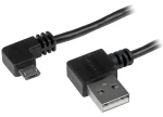 StarTech USB-A na Micro-USB B černá / Kabel / lomené konektory / 1 m / 480 Mbit/s (USB2AUB2RA1M)