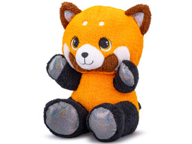 Plyšová panda červená sedící 37 cm