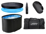 Lifefit Otužovací vana IceBath FjordBlue XXL / cca 360 l / 120x70x70 cm / 5vrstvá izolace
