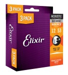 Elixir Nanoweb Bronze Light 3-pack