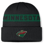 Fanatics Pánská zimní čepice Minnesota Wild NHL Authentic Pro A/Cap Cuffed Beanie