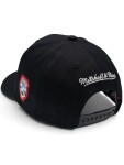 Mitchell & Ness Pánská kšiltovka Oakland Raiders NFL Black Out Sidepatch Classic Red Stretch-Snap